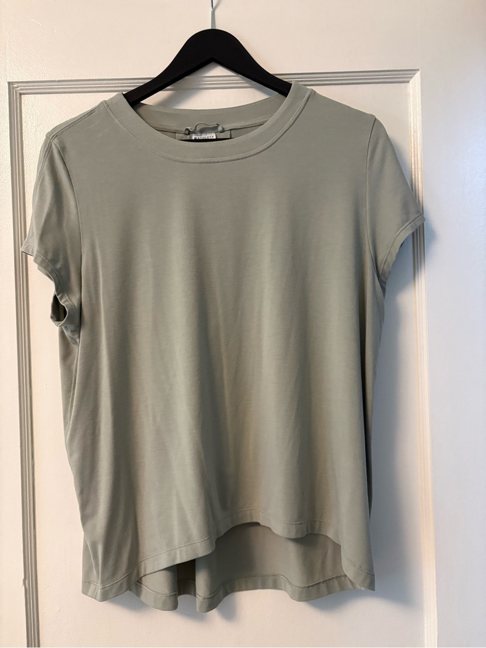 Athleta Relaxed Crew Tee in Sage